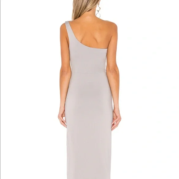 Superdown Erla Cutout Maxi Dress in Light Grey - Picture 2 of 11